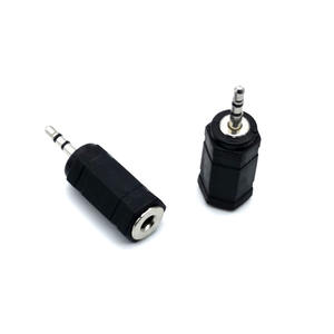 De plástico y cobre de 2,5mm mono macho a 3,5mm ESTÉREO/mono jack Adaptador de audio - Product Image 2