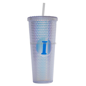 Gobelet isotherme Halloween vert <span class=keywords><strong>lime</strong></span> fluo à clous, double paroi, finition mate, pour café glacé, large ouverture, anti-déversement - Product Image 4