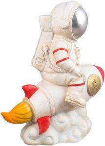 <strong>Universe</strong> Series Sitting on a Rocket Astronaunt Resin Sculpture for Home Garden Decoration to Astronaunt Lovers - Product Image 5