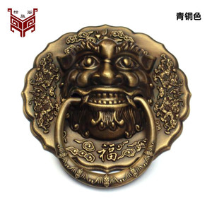 Chinese Style Brass <b>Door</b> <b>Handle</b> Lion Head Solid Copper <b>Door</b> Knocker With <b>Pull</b> Ring For Wooden <b>Door</b> 15cm To 27cm Size Available - Product Image 2