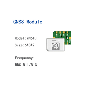 Module GNSS KONTEC MN-61, chipset 6*8*2mm, faible consommation d'énergie, multi-constellations <span class=keywords><strong>GPS</strong></span>/BDS/GLONASS/GALILEO/QZSS, interface UART, 1.8-3.3V, 2M - Product Image 5