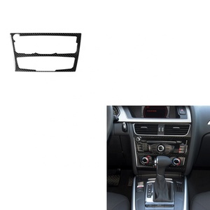<span class=keywords><strong>Audi</strong></span> <span class=keywords><strong>Q5</strong></span>/A4L/A5 Accesorio de ajuste <span class=keywords><strong>interior</strong></span> Etiqueta engomada del coche de fibra de carbono Panel de control central Material de fibra de carbono real - Product Image 4