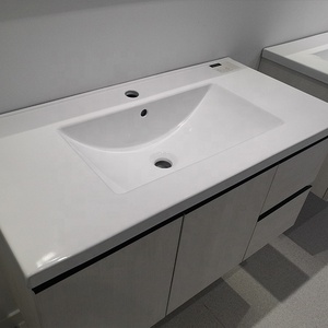 35mm edge hotel and modern style bathroom ceramic vanity wash bowl basin