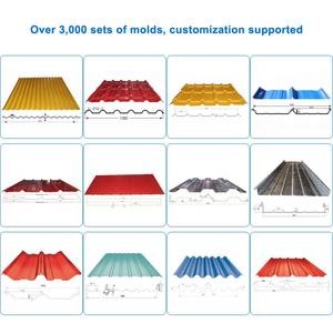 Lian Nai Deck Trapezförmige AG-Platten R-Platten Rollformmaschine für Amerikanische Metalldachblech-Biegemaschine - Product Image 3