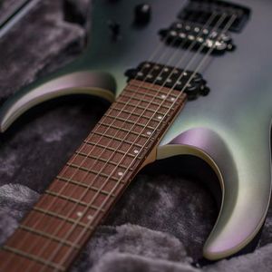Pour guitare électrique caméléon RGA42EX-Bam érable et ébène de qualité professionnelle 24 frettes pont fixe fabriqué en Indonésie - Product Image 5