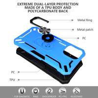 Coque de téléphone pour TECNO Spark 10C/Spark 10/Spark 10 Pro, coque arrière, protection de l'objectif, support magnétique invisible pour voiture