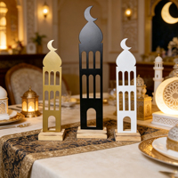 Décoration Ramadan Tendance : Pièce Maîtresse en Métal Fer forgé Motif Mosquée pour Décoration de Chambre Islamique – Vente en Gros et Personnalisation