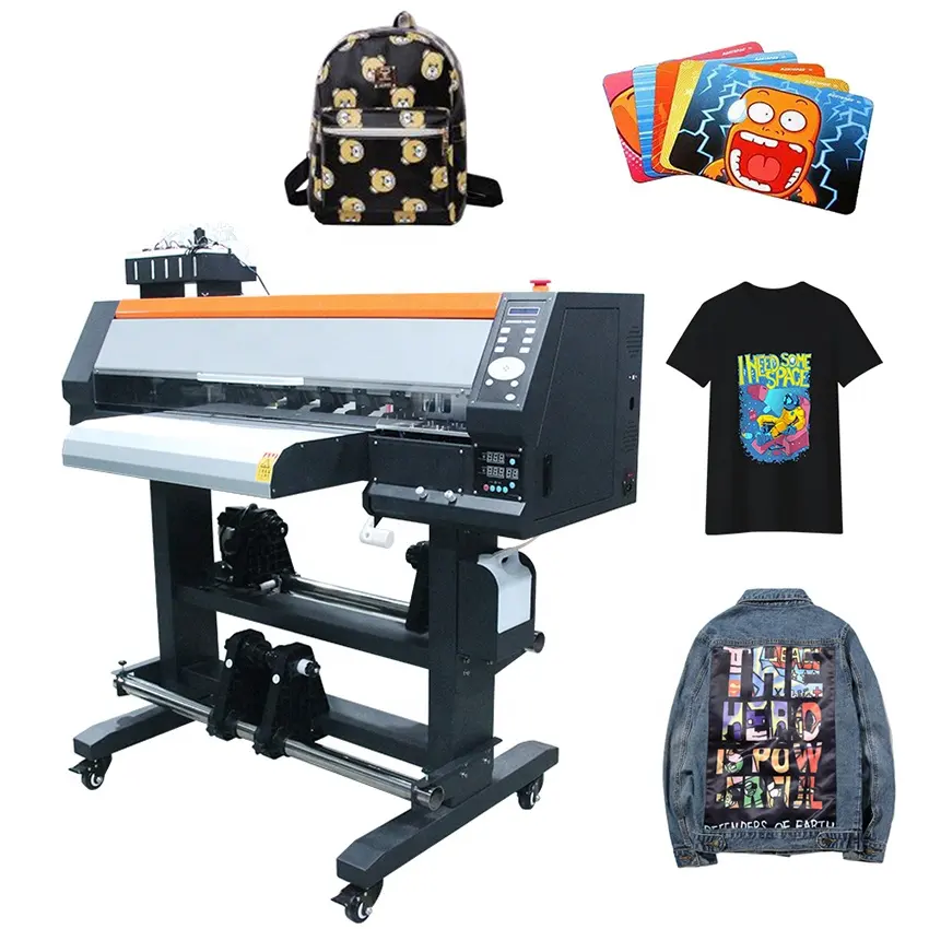 Hot Koop Een Set Van Overdracht Apparatuur: Pet Film Transfer Printer + Poeder Droger Machine + Warmte Persmachine