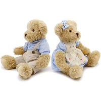 Boneka Beruang Teddy Mini Super Lembut Lucu Custom Berkualitas Tinggi dari Katun, Mainan Hewan Isi Dakron untuk Anak-anak, Hadiah Hari Valentine