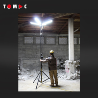 Projecteur LED portable rechargeable TOMAC pour extérieur, 240W, 22000Lm, avec trépied de 3,0M