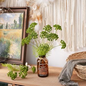 Flor Artificial Wencha Cuizhu, Plástico con Alambre, Decoración Interior, Planta para Manualidades - Product Image 1