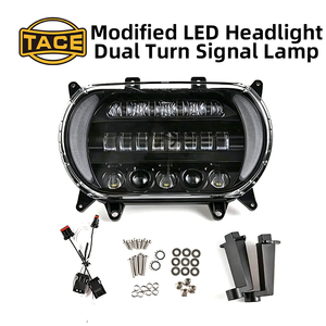 Ensemble de phares LED haute luminosité avec clignotants DRL, faisceau haut et bas pour Harley Davidson Road Glide 2015-2020 / Prix usine - Product Image 4