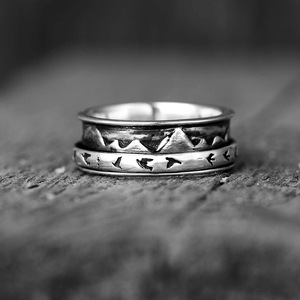 Anello Vintage a Forma di Rondine di Montagna per Donne, Accessorio Moda Ispirato alla Natura per Uso Quotidiano - Product Image 2