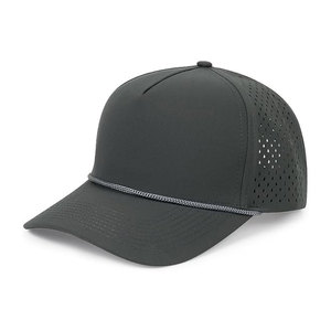 Gorra de Béisbol con Logotipo Personalizado a la Moda, MOQ Bajo, Servicio OEM de Logotipo Personalizado para Deportes, Gorras Ajustables con Perforación Láser - Product Image 3