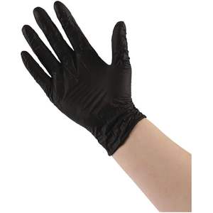 Guantes de Seguridad Desechables Boardwalk BWK396MBX de 4.4 Mil, de Uso General, Sin Polvo, Negros, Tamaño Mediano, 100 por Caja - Product Image 2