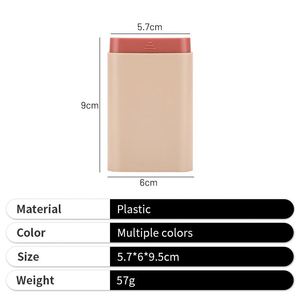 Boîtes en plastique organisatrices personnalisées, mini boîte à pilules de voyage pour 7 jours, avec logo - Product Image 4