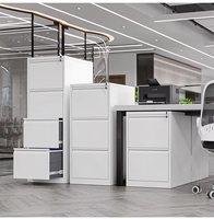 Armoire de rangement multi-tiroirs en acier haute capacité, armoire de classement métallique verrouillable de style tiroir pour les locaux professionnels