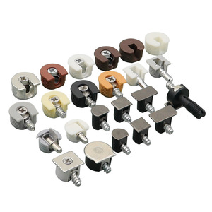 Support d'étagère Shengyuan 3-en-1 avec vis autotaraudeuses pour accessoires de quincaillerie de meubles et armoires - Product Image 4