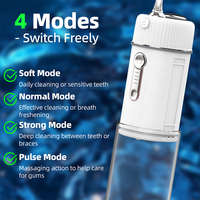 Hydropulseur portable 2026 de poche, mini irrigateur dentaire USB-C, nettoyeur interdentaire pour les vacances en famille et les activités de plein air