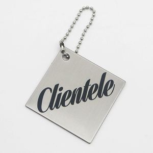 Hot Selling Metal Crafts DIY Laser <b>Custom</b> Accessories Key Chain Shiny Black Metal <b>Keychain</b> - Product Image 6