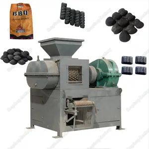 Machine de fabrication de briquettes de charbon de bois en poudre minérale à économie d'énergie