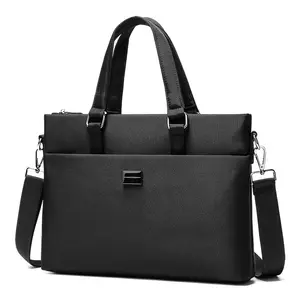 Factory wholesale custom men luxury gift 14 inch Laptop Bag Fashion Business handbag briefcase