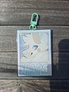 Badge nominatif personnalisé en acrylique époxy avec motif en fourrure, impression physique sur mesure, OEM/ODM - Product Image 5