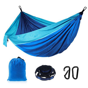 Vente en gros de hamacs de plage portables durables différentes couleurs en tissu de nylon balançoire pour camping voyage randonnée-adulte applicable - Product Image 3