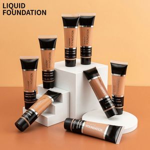 Base de Maquillaje Líquida Natural de Larga Duración, Resistente al Agua <span class=keywords><strong>24</strong></span> Horas, Acabado Mate Suave, Cobertura Total, Económica, Marca Privada, Personalizable al por Mayor - Product Image 1
