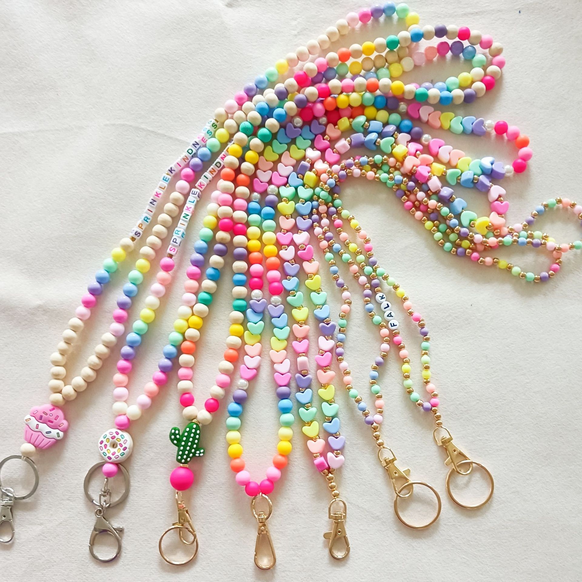 Liquid Silicone Bracelet Colorful Elastic Soft Rope Mobile Phone U Chain Water Cup Lanyard Image 2