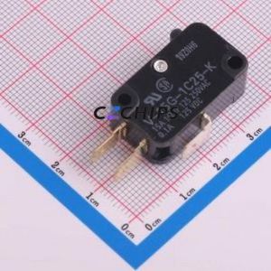 V-15G-1C25-K Limit Switch Switch Single Pole Double Throw Round Plunger 125V 250V - Product Image 1