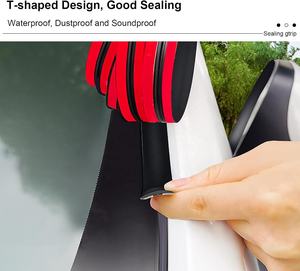 ऑटोमोबाइल पार्ट्स विंडशील्ड और साउंडप्रूफ ग्लास रबर सीलिंग स्ट्रिप छत सीलिंग - Product Image 4