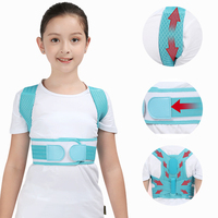 Correcteur de posture pour enfants réglable taille unique, portable, directement de l'usine, orthèse, entraîneur dorsal et soutien d'épaule confortable