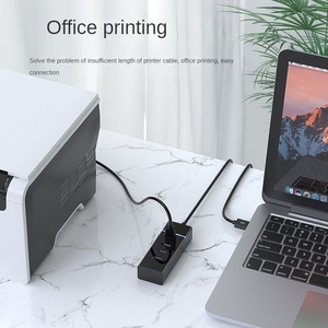 EONLINE Bộ Chia <span class=keywords><strong>USB</strong></span> 4 Cổng <span class=keywords><strong>3.0</strong></span> Bộ Chia <span class=keywords><strong>USB</strong></span> Tốc Độ Cao Bộ Chia <span class=keywords><strong>USB</strong></span> Bộ Mở Rộng Cáp Cho Máy Tính Để Bàn Máy Tính Xách Tay Bộ Chuyển Đổi <span class=keywords><strong>USB</strong></span> HUB - Product Image 5