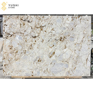 YUSHI 독점 신제품 럭셔리 광택 화이트 칼라카타 발렌티노 천연 대리석 슬래브 타일 - Product Image 1