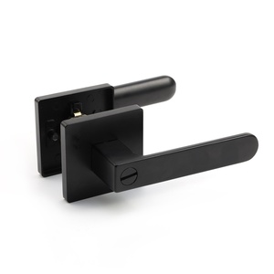 Bisagra de esquina cuadrada premium de 3.5 pulgadas de cobre puro satinado para puerta de cocina, accesorio de herraje para gabinete con cierre lento pequeño - Product Image 3