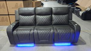 Top Quality Recliners Chaise Synthetic Leather Sectional <b>Sofa</b> Power Usb Smart Recliner <b>Sofa</b> for Living Room <b>Sofa</b> Furniture Set - Product Image 5