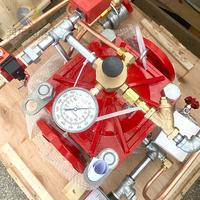 Katup Deluge DV-5A Sistem Sprinkler Pemadam Kebakaran Besi Ulet Epoksi Katup Alarm Deluge Fleksibel DN50-DN200 untuk