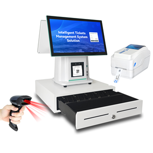 Android xe buýt Vé máy <span class=keywords><strong>POS</strong></span> cửa kiểm soát truy cập với phần mềm an ninh Tripod turnstile cho trò chơi công viên - Product Image 1