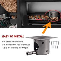 Kit de montage de fumoir de foyer de barbecue de haute qualité adapté au gril à granulés de Traeger-Faites votre gril en toute sécurité