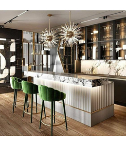 เคาน์เตอร์ครัวบาร์หินอ่อนเทียมสไตล์โมเดิร์นสำหรับร้านอาหารสไตล์มิชลิน - Product Image 3