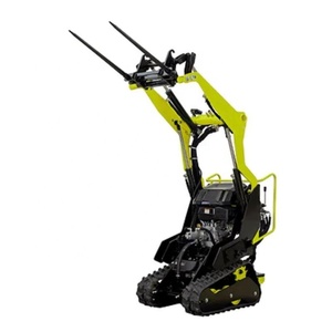 Hochwertiger CE EPA Mini Kompakt lader Kleiner Garten lader Ketten-Kompakt lader mit Holz greifer zum Verkauf - Product Image 4