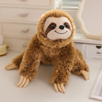 Lavande Super Doux Paresseux Peluche Mignon PP Coton Rempli Doux Bébé Jouet Poupée Couette En Peluche Tissu Conception Accessoire