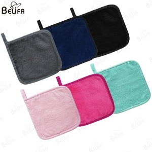 Chiffon <span class=keywords><strong>de</strong></span> maquillage en microfibre pour femmes 100% tissus en microfibre serviette <span class=keywords><strong>de</strong></span> visage corail polaire microfibre serviette démaquillante - Product Image 1