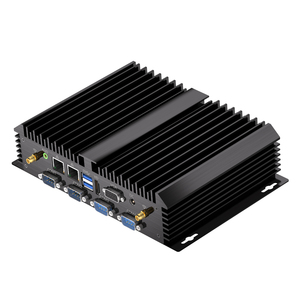 Hot bán giá rẻ tùy chỉnh mini công nghiệp PC Intel Core I7 i5 i3 6 Com Dual Lan Linux nhúng PC không quạt Ops 12V HDD cứng mới - Product Image 4