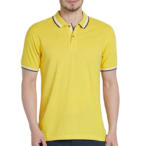 T-shirt polo pour hommes, design personnalisé, confortable, 100% coton, prix de gros, nouvelle collection - Product Image 1