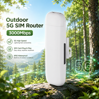 Routeur extérieur 5G, point d'accès, routeur 5G extérieur à gain élevé, routeur 5G avec carte SIM, routeur 5G à signal super puissant, routeur 5G avec emplacement pour carte SIM, Wifi 5G CPE