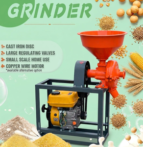 Machine de broyage industrielle en fonte pour <span class=keywords><strong>farine</strong></span> et pâte, broyeur <span class=keywords><strong>à</strong></span> sec et humide pour soja, piment, maïs, blé - Product Image 3