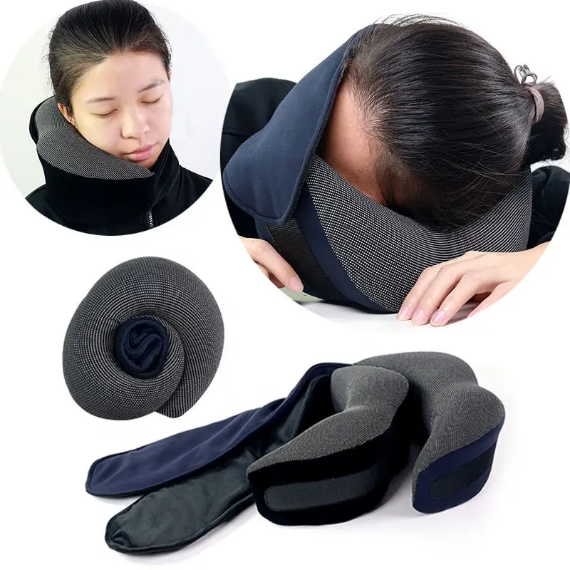Travel Pillow and Multifunctional Scarf Turtle Neck Support Pillow Airplane car or Office nap Pillow Easy to Clean and Carry