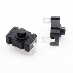 KAN-28 1.5A250V Flashlight Switches Self Locking SMD Type 18 x 12mm Push Button Switches 1812-28A